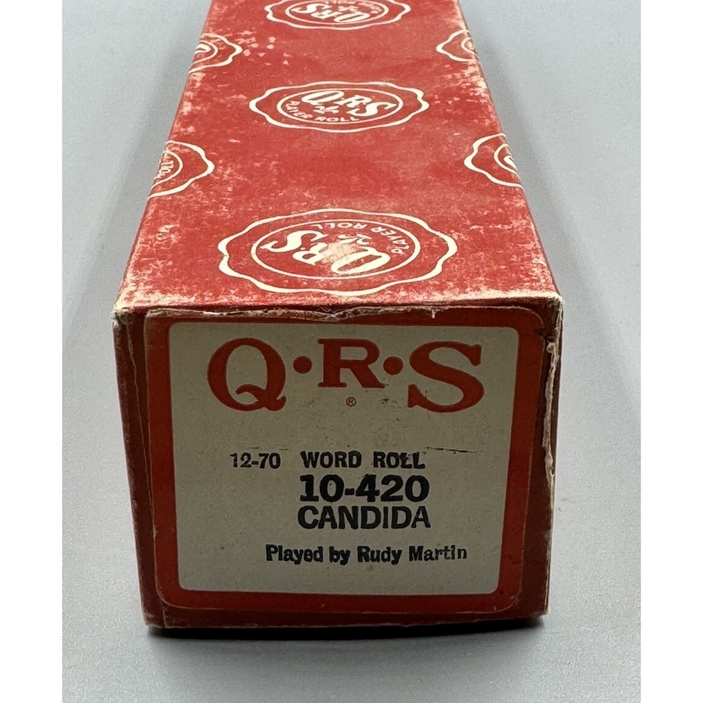 Vintage QRS Piano Roll 10-420 "Candida"
